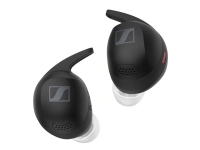Sennheiser MOMENTUM Sport - True wireless-hörlurar med mikrofon - inuti örat - Bluetooth - aktiv brusradering - svart