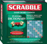 Hinkler Books Scrabble Magnetic Travel Game and Official Players Dictionary