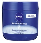 Nivea New! Body Cream RICH NOURISHING with Deep Moisture Serum 400ml