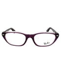 Ray-Ban Cats Eye Transparent Pink Crystal Womens Glasses Frames - One Size