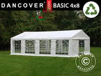 Partytält Festtält Basic 4x8m PE 700, Vit