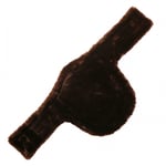 Sadelgjordsskydd Magplatta Sheepskin Brun