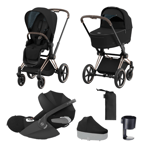 Cybex Cybex Priam Duovagn inkl. Babyskydd + Myggnät + Mugghållare + Solskydd