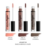 1 NYX Lip Lingerie Liquid Lipstick Matte - 3 Piece Set "Pick Your 1 set" Joy's