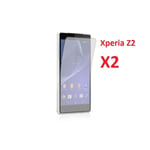 MTK Sony Xperia Z2 Skärmskydd X2 Med Putsduk Transparent
