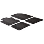 Gummimattor lampliga for BMW X5 2013 TDesign 4delad monteringsklammor