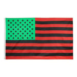 Afro American Flag 3x5 African Black Lives Us Green
