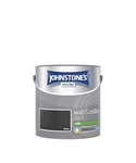 Johnstone's - Wall and Ceiling Paint Silk - Interior Paint - High Sheen Paint - Suitable for Interior Walls and Ceilings - Black - 2.5 L