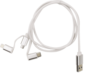 Moba USB-A - 3in1 MicroUSB, Lightning, USB-C 1m
