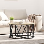 Kaffebord Sonoma Ek 80x80x42 cm Konstruerat Trä
