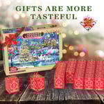 ny stil Advent Calendar 2023 Puzzle, 1008 Puzzle Pieces 24 Day Christmas Countdown Advent Calendars, Christmas Gift Idea for Kids Adult