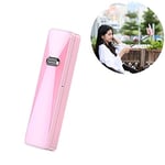 Qazwsxedc For you Lzw M2 Mini Integrated Storage Wired Control Selfie Stick for Mobile Phones under 6 inch, with Fill Light (Black) XY (Color : Pink)