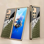 Hülle® 9H Tempered Stained Glass Case Anti-Scratches Compatible for Huawei Mate X2 (50)