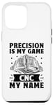 Coque pour iPhone 13 Pro Max La précision est mon jeu CNC est mon nom Machine Machinist