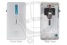 Genuine Nokia 6.1 2018 White Rear / Battery Cover with NFC - 20PL2WW0005