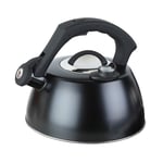 hot water kettle 2.5 Litre Whistling Kettle, Stainless Steel Whistling Kettle, with Anti - scalding Handle, Equipped with a Thermometer, Suitable for All Hob/Stove Types Including Induction