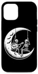 Coque pour iPhone 13 Midnight Melody Squelette Moonlight Serenade Halloween