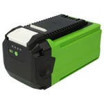 vhbw Batterie compatible avec Greenworks 40V Cordless Brushless Axial 550 CFM Leaf Blower tondeuse outil de jardinage 3000mAh, 40V, Li-ion