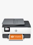 HP OfficeJet Pro 8022e All-in-One Wireless Printer with Touch Screen, HP+ Enabled & HP Instant Ink Compatible, White & Grey