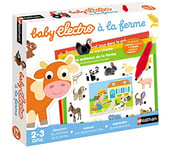 Nathan - Baby Electro à la Ferme - Découverte Des Animaux de la Ferme - Jeu Educatif Electronique - 1 Stylo Sonore et Lumineux Inclus - Pour Enfants de 2 à 3 ans