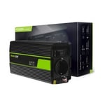 Green Cell Inverter för bil 12V til 230V, 500W/1000W Modifierad sinus