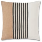 Jakobsdals Herringbone Kuddfodral Beige/Svart/Rost