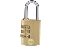 Yale Y150b/22/120/2 Hänglås 22 Mm Kombinationslås