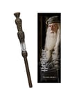 The Noble Collection Harry Potter Albus Dumbledore Wand Pen and Bookmark - 9in (23cm) Stationery Pack - Officially Licensed Film Set Movie Props Wand Gifts