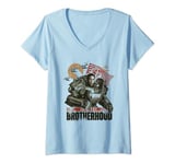 Womens Ripple Junction x Fallout Maximus Join the Brotherhood V-Neck T-Shirt