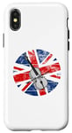iPhone X/XS Cello UK Flag Cellist String Player British Musician Case