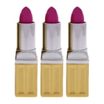 3 x Elizabeth Arden Beautiful Colour Moisturising Lipstick - 49 Pink Sensation