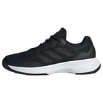 adidas Men's Gamecourt 2.0 Tennis Shoes Sneaker, Core Black/Core Black/Grey Four, 13.5 UK