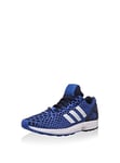 adidas Technologie ZX Flux Techfit Chaussures pour Homme B24932, Bleu, Blanc, Noir, 36 2/3 EU