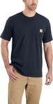 Carhartt Carhartt Men's Workwear Pocket S/S T-Shirt Navy XXL, Navy