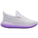 Reebok Women's DMX Comfort Slip ON Walking Shoes, White/Digital Purple/Grey 1, 8 UK