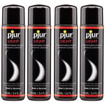 Pjur Light Lubricant Silicone Condom Friendly 4 Bottles (100ml)