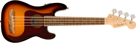 Fender Fullerton Precision Bass Uke - 3-Color Sunburst