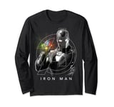 Marvel Avengers Iron Man Infinity Gauntlet Portrait Long Sleeve T-Shirt
