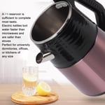 Electric Tea Kettle Double Layer Stainless Steel Hot Water Boiler W/Auto Shut UK