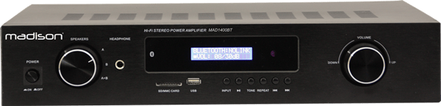 MADISON Madison HI-FI Stereo Forstærker (Sort, 2x100W)