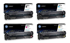 HP 207A Black Cyan Magenta & Yellow Toner For LaserJet Pro M255nw Printers