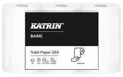 Katrin Toalettpapir Basic fullkule, 42 ruller