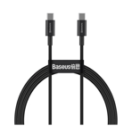 Baseus CATYS-B01 Överlägsen snabbladdningskabel USB-C-USB-C 100W 1m - Svart