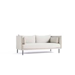 HAY Silhouette Sofa 2 Seater, Coda 100/Cognac Piping/Steel Spice Tekstil