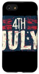 Coque pour iPhone SE (2020) / 7 / 8 Joli emblème du 4 juillet pour les amateurs de parade patriotique amusants