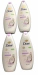 Dove Coconut Milk & Jasmine Body Wash 4 x 225ml