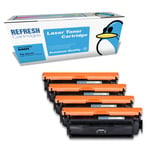 Refresh Cartridges Full Set 4 Pack 040H Toners Compatible With Canon Printers