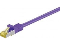 Goobay - Patch-Kabel - Rj-45 (Hane) Till Rj-45 (Hane) - 7.5 M - Sftp, Pimf - Cat 7 - Halogenfri, Formpressad - Lila