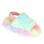 Slumberzzz Childrens/Kids Unicorn Slide Slippers - 2-3 UK