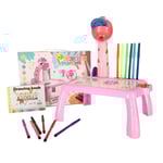 Ritprojektor för barn - Rosa giraff, kreativ lek